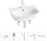Комплект Wellsee 5 в 1 Lavinia Boho Bathroom Sink накладная/подвесная раковина 55x43 см 20216708R 1