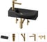 Комплект Wellsee 5 в 1 Lavinia Boho Bathroom Sink накладная/подвесная раковина 50x24 см 20216160R 1