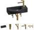 Комплект Wellsee 5 в 1 Lavinia Boho Bathroom Sink накладная/подвесная раковина 45x24 см 20216132R 1