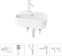 Комплект Wellsee 5 в 1 Lavinia Boho Bathroom Sink накладная/подвесная раковина 44x27 см 20216596R