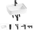 Комплект Wellsee 5 в 1 Lavinia Boho Bathroom Sink накладная/подвесная раковина 50x40 см 20215329R 1