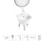 Комплект Wellsee 6 в 1 Lavinia Boho Bathroom Sink накладная/подвесная раковина 34x36 см 20219908R 1