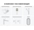 Комплект Wellsee 6 в 1 Lavinia Boho Bathroom Sink накладная/подвесная раковина 34x36 см 20219908R 12
