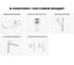 Комплект Wellsee 5 в 1 Lavinia Boho Bathroom Sink накладная/подвесная раковина 50x24 см 20216176R 12