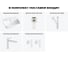 Комплект Wellsee 5 в 1 Lavinia Boho Bathroom Sink накладная/подвесная раковина 45x40 см 20216764R 11