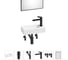 Комплект Wellsee 6 в 1 Lavinia Boho Bathroom Sink накладная/подвесная раковина 37x18 см 20219514R 1