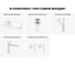 Комплект Wellsee 5 в 1 Lavinia Boho Bathroom Sink накладная/подвесная раковина 50x24 см 20216148R 12