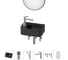 Комплект Wellsee 6 в 1 Lavinia Boho Bathroom Sink накладная/подвесная раковина 37x25 см 20219857R 1