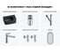 Комплект Wellsee 6 в 1 Lavinia Boho Bathroom Sink накладная/подвесная раковина 37x25 см 20219871R 12