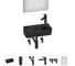 Комплект Wellsee 6 в 1 Lavinia Boho Bathroom Sink накладная/подвесная раковина 40x22 см 20219802R 1