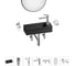Комплект Wellsee 7 в 1 Lavinia Boho Bathroom Sink накладная/подвесная раковина 43x18 см 20219720R 1