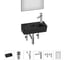 Комплект Wellsee 6 в 1 Lavinia Boho Bathroom Sink накладная/подвесная раковина 40x22 см 20219801R 1