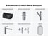 Комплект Wellsee 6 в 1 Lavinia Boho Bathroom Sink накладная/подвесная раковина 40x22 см 20219759R 12