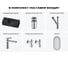 Комплект Wellsee 6 в 1 Lavinia Boho Bathroom Sink накладная/подвесная раковина 40x23 см 20219605R 13