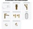 Комплект Wellsee 7 в 1 Lavinia Boho Bathroom Sink накладная/подвесная раковина 50x24 см 20219673R 14