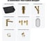 Комплект Wellsee 7 в 1 Lavinia Boho Bathroom Sink накладная/подвесная раковина 55x42 см 20219988R 14