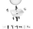 Комплект Wellsee 7 в 1 Lavinia Boho Bathroom Sink накладная/подвесная раковина 45x40 см 20219966R 1