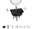 Комплект Wellsee 7 в 1 Lavinia Boho Bathroom Sink накладная/подвесная раковина 46x41 см 20219930R 1