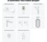 Комплект Wellsee 7 в 1 Lavinia Boho Bathroom Sink накладная/подвесная раковина 45x24 см 20219632R 13