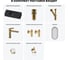 Комплект Wellsee 7 в 1 Lavinia Boho Bathroom Sink накладная/подвесная раковина 45x24 см 20219638R 13