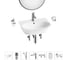 Комплект Wellsee 7 в 1 Lavinia Boho Bathroom Sink накладная/подвесная раковина 55x43 см 20219937R 1
