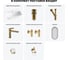 Комплект Wellsee 7 в 1 Lavinia Boho Bathroom Sink накладная/подвесная раковина 55x42 см 20219981R 14