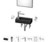 Комплект Wellsee 7 в 1 Lavinia Boho Bathroom Sink накладная/подвесная раковина 37x18 см 20219538R 1