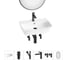 Комплект Wellsee 6 в 1 Lavinia Boho Bathroom Sink накладная/подвесная раковина 55x42 см 20219976R 1