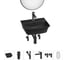 Комплект Wellsee 6 в 1 Lavinia Boho Bathroom Sink накладная/подвесная раковина 45x40 см 20219970R 1