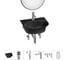 Комплект Wellsee 6 в 1 Lavinia Boho Bathroom Sink накладная/подвесная раковина 46x41 см 20219927R 1