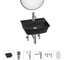 Комплект Wellsee 6 в 1 Lavinia Boho Bathroom Sink накладная/подвесная раковина 45x40 см 20219969R 1