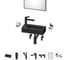 Комплект Wellsee 7 в 1 Lavinia Boho Bathroom Sink накладная/подвесная раковина 37x18 см 20219539R 1