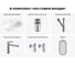 Комплект Wellsee 6 в 1 Lavinia Boho Bathroom Sink накладная/подвесная раковина 55x43 см 20219933R 9
