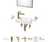 Комплект Wellsee 7 в 1 Lavinia Boho Bathroom Sink накладная/подвесная раковина 37x18 см 20219533R 1