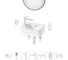 Комплект Wellsee 7 в 1 Lavinia Boho Bathroom Sink накладная/подвесная раковина 37x25 см 20219856R 1
