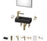 Комплект Wellsee 7 в 1 Lavinia Boho Bathroom Sink накладная/подвесная раковина 37x18 см 20219540R 1