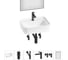 Комплект Wellsee 6 в 1 Lavinia Boho Bathroom Sink накладная/подвесная раковина 50x40 см 20219370R 1