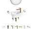 Комплект Wellsee 7 в 1 Lavinia Boho Bathroom Sink накладная/подвесная раковина 37x25 см 20219869R 1