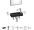 Комплект Wellsee 7 в 1 Lavinia Boho Bathroom Sink накладная/подвесная раковина 38x14 см 20219566R 1