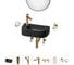 Комплект Wellsee 7 в 1 Lavinia Boho Bathroom Sink накладная/подвесная раковина 40x22 см 20219764R 1