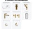 Комплект Wellsee 7 в 1 Lavinia Boho Bathroom Sink накладная/подвесная раковина 40x23 см 20219617R 10