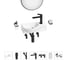 Комплект Wellsee 7 в 1 Lavinia Boho Bathroom Sink накладная/подвесная раковина 40x23 см 20219616R 1