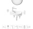 Комплект Wellsee 7 в 1 Lavinia Boho Bathroom Sink накладная/подвесная раковина 40x23 см 20219604R 1