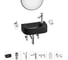 Комплект Wellsee 7 в 1 Lavinia Boho Bathroom Sink накладная/подвесная раковина 40x22 см 20219748R 1