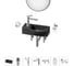 Комплект Wellsee 7 в 1 Lavinia Boho Bathroom Sink накладная/подвесная раковина 40x23 см 20219608R 1