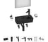 Комплект Wellsee 7 в 1 Lavinia Boho Bathroom Sink накладная/подвесная раковина 40x22 см 20219805R 1