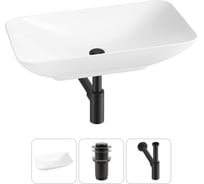 Акционный набор Wellsee 3 в 1 Demure накладная раковина 70x38 см 20214604R