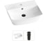 Комплект Wellsee 2 в 1 Lavinia Boho Bathroom Sink накладная/подвесная раковина 45x40 см 20216750R 1