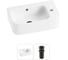 Комплект Wellsee 2 в 1 Lavinia Boho Bathroom Sink накладная/подвесная раковина 45x27 см 20216498R 1