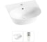 Комплект Wellsee 2 в 1 Lavinia Boho Bathroom Sink накладная/подвесная раковина 46x41 см 20216668R 1